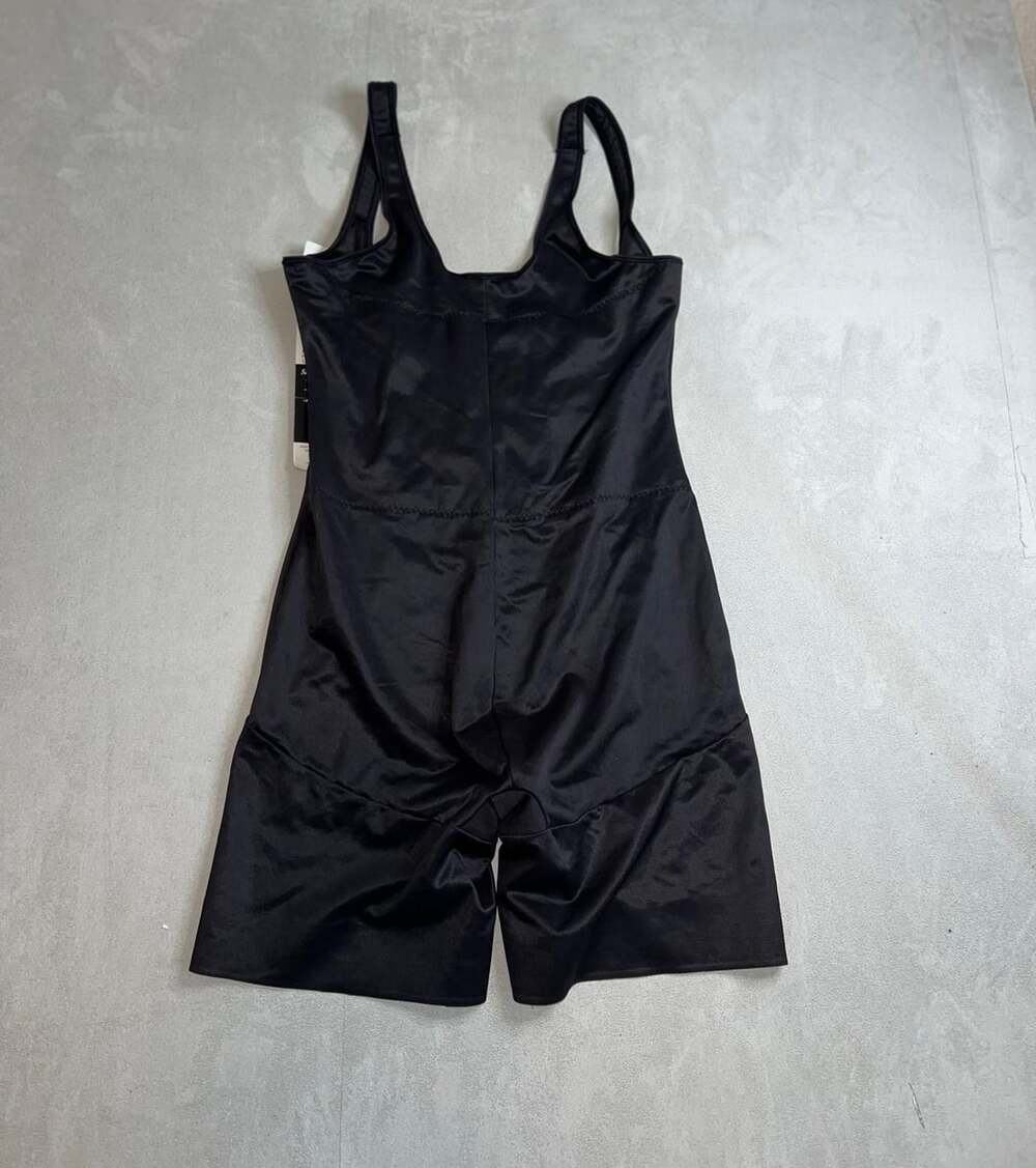 Miraclesuit Back Magic Torsette Thigh Slimmer Size 2XL Black Shapewear